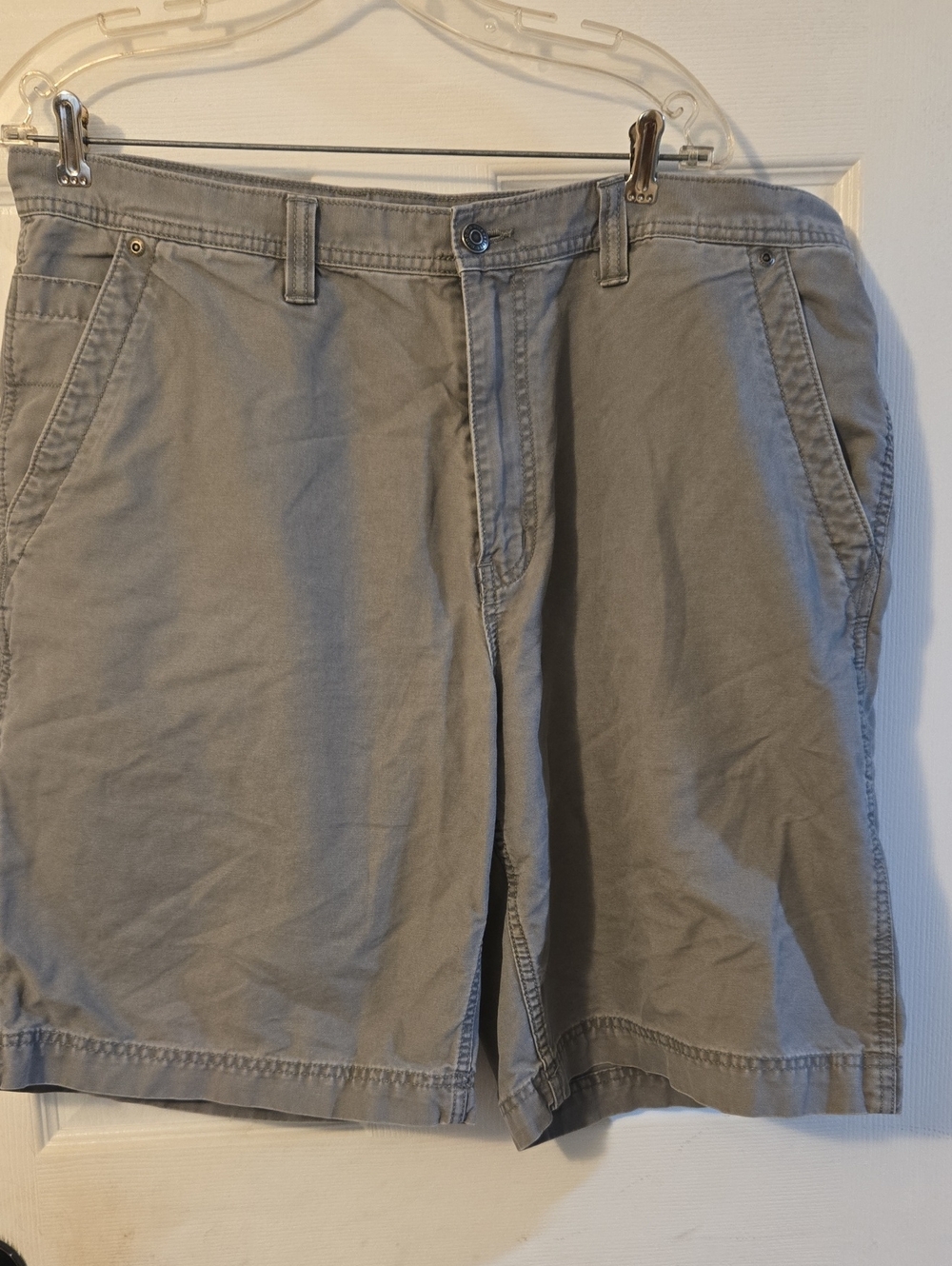 Sonoma Light Gray Flat Front Men's Shorts